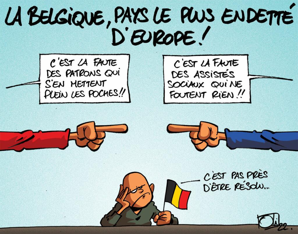 La Belgique très endettée !