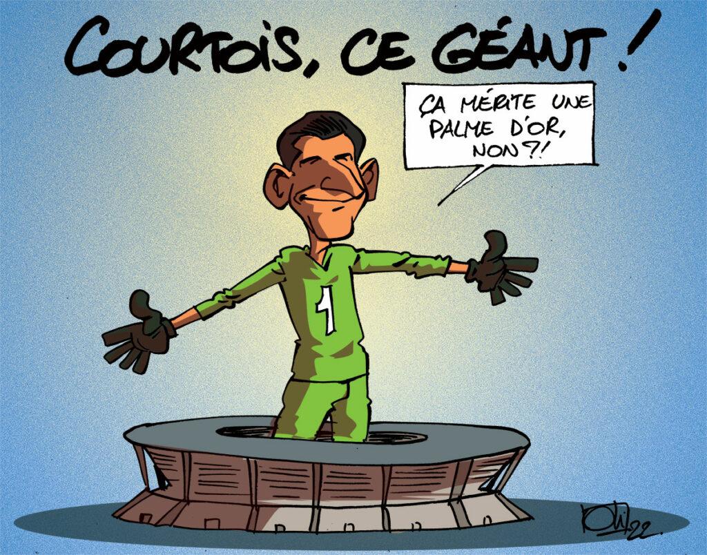 Courtois fait son cinéma !