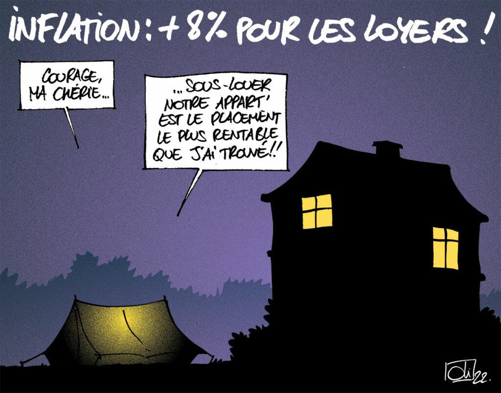Loyer : 8% d'inflation !