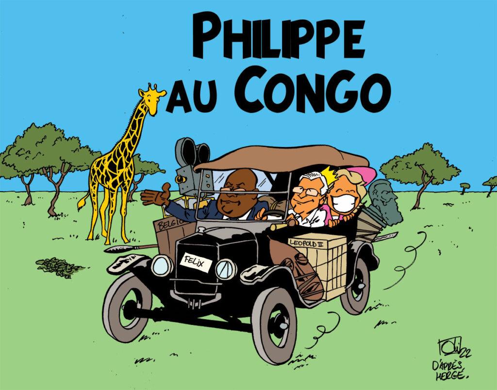 Le roi Philippe en visite au Congo