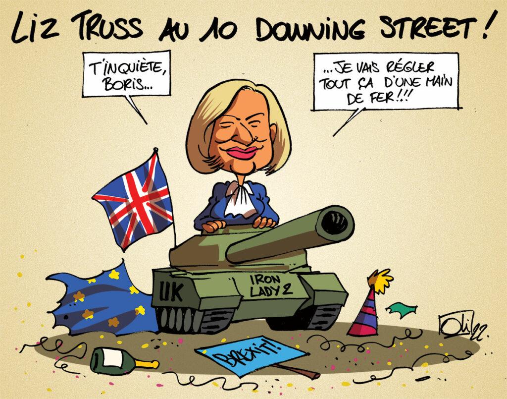 Liz Truss au 10 Downing Street