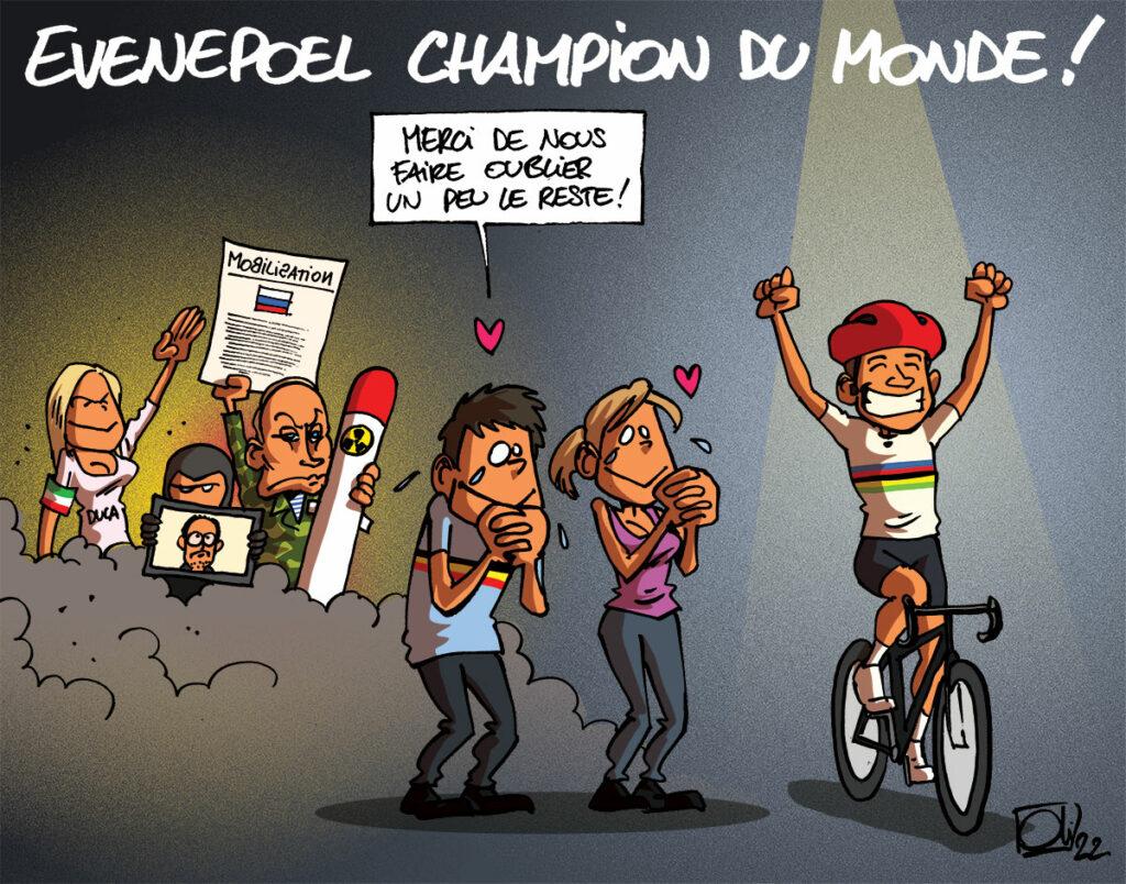 Remco Evenepoel champion du monde !