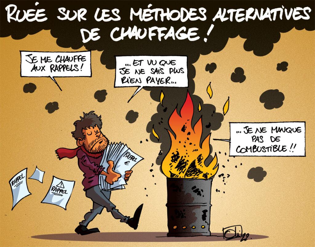 Ruée sur les alternatives de chauffages !