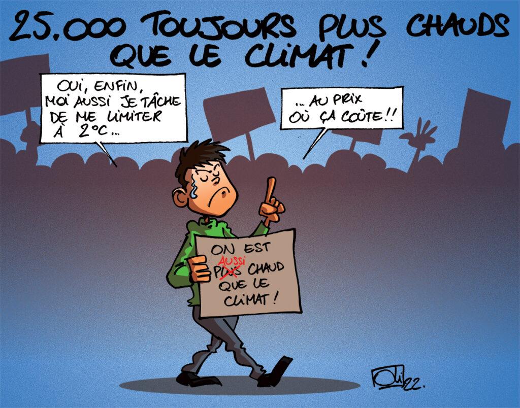 Toujours plus chaud que le climat !