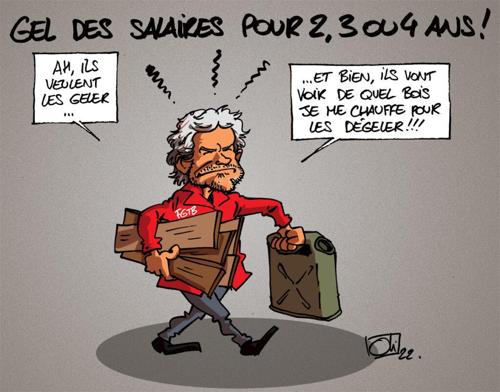 Gel des salaires !