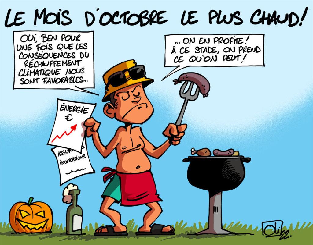 Le plus chaud mois d’octobre !