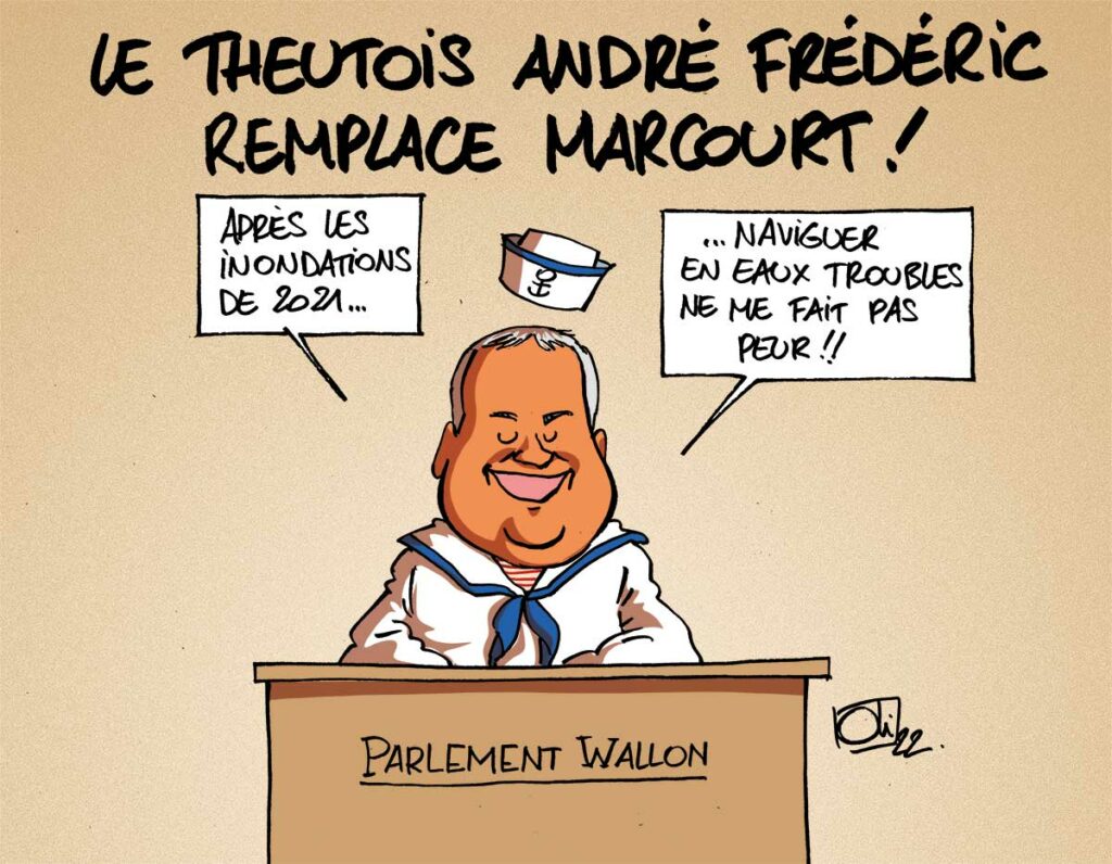 André Frédéric remplace Jean-Claude Marcourt