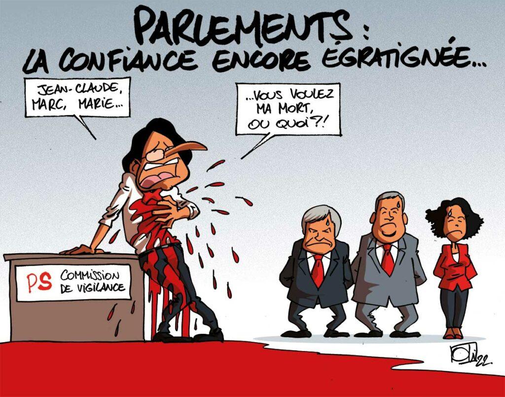 La confiance encore égratignée !