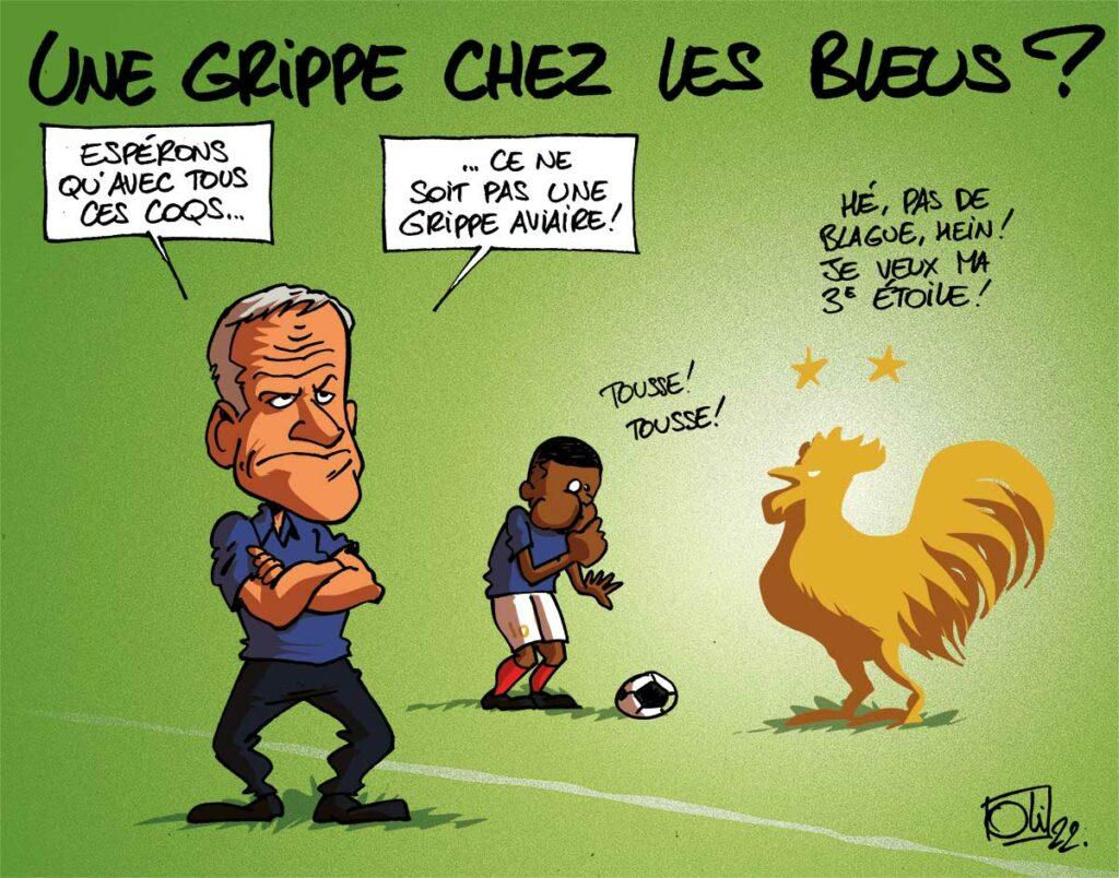 Grippe pour les bleus !