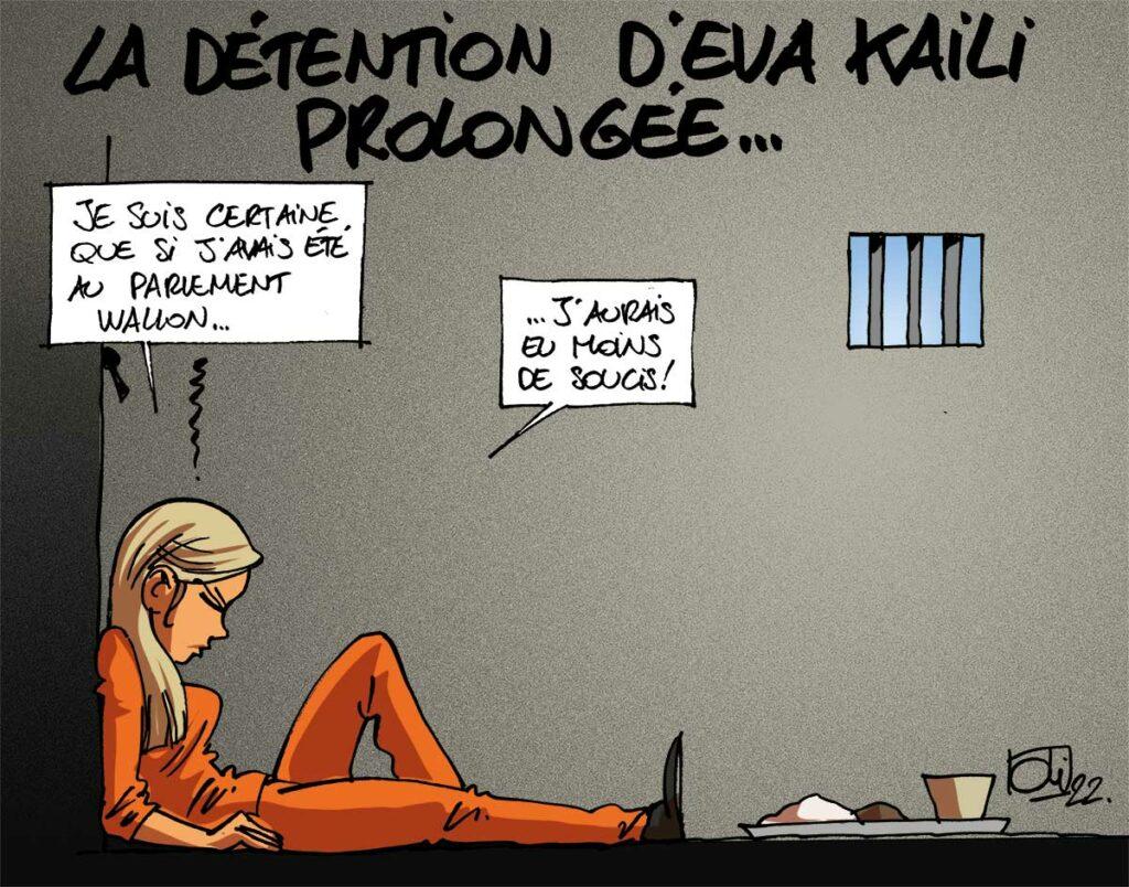 Eva Kaili reste en détention