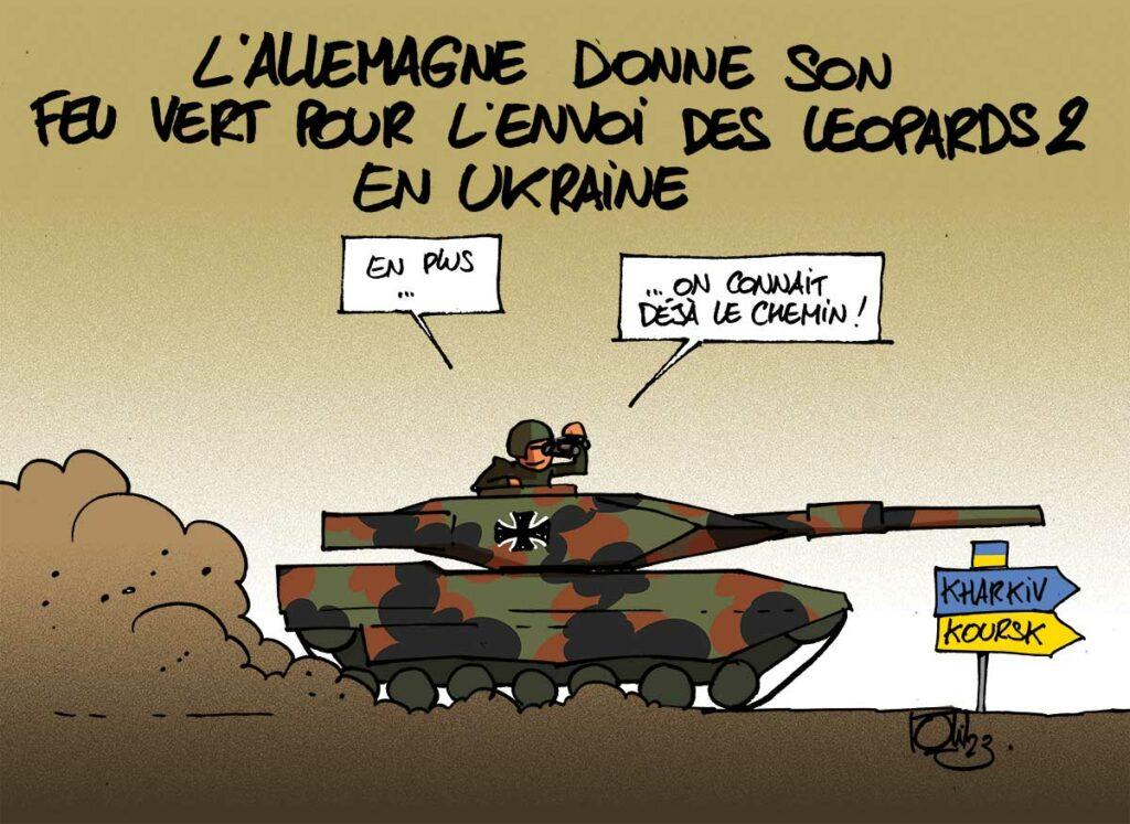 Feu vert pour les Leopard 2 allemands en Ukraine !
