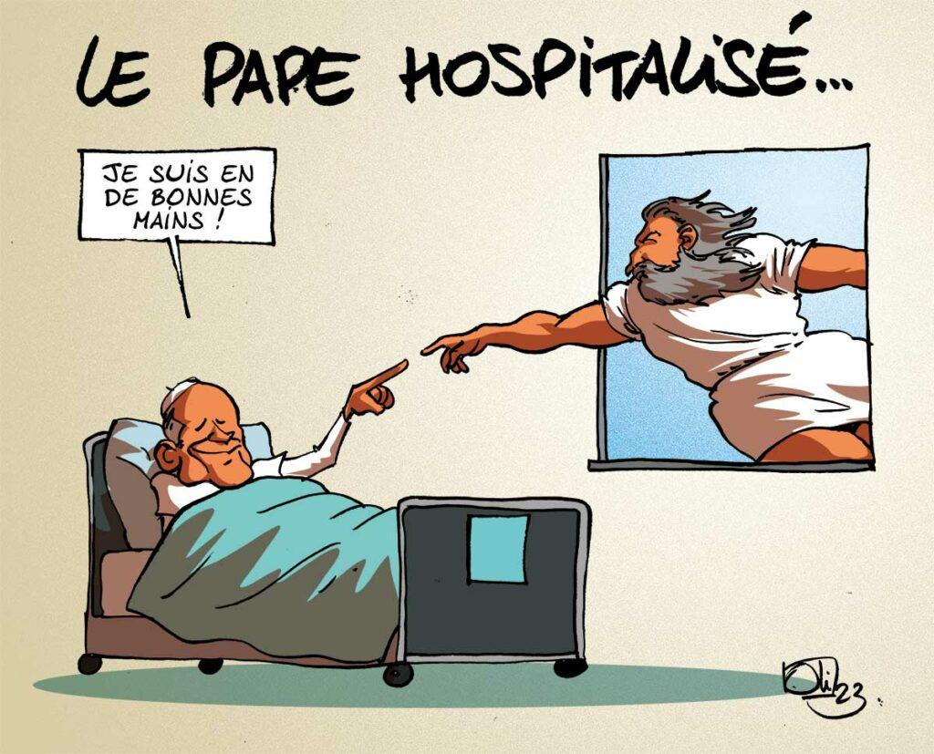 Le pape François hospitalisé