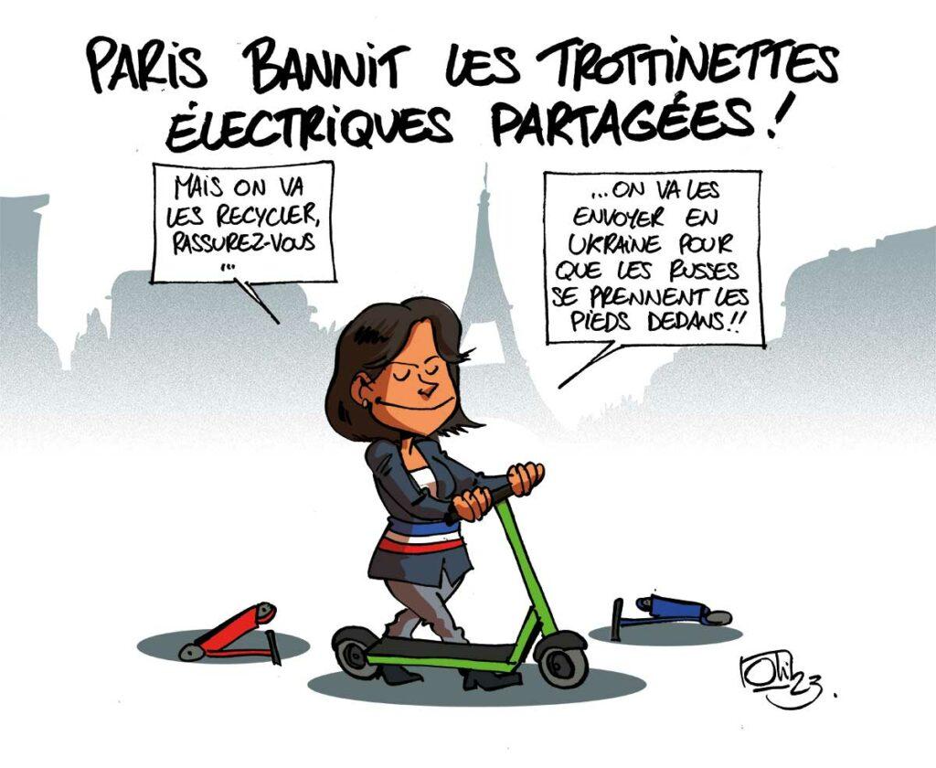 Paris bannit les trottinettes partagées