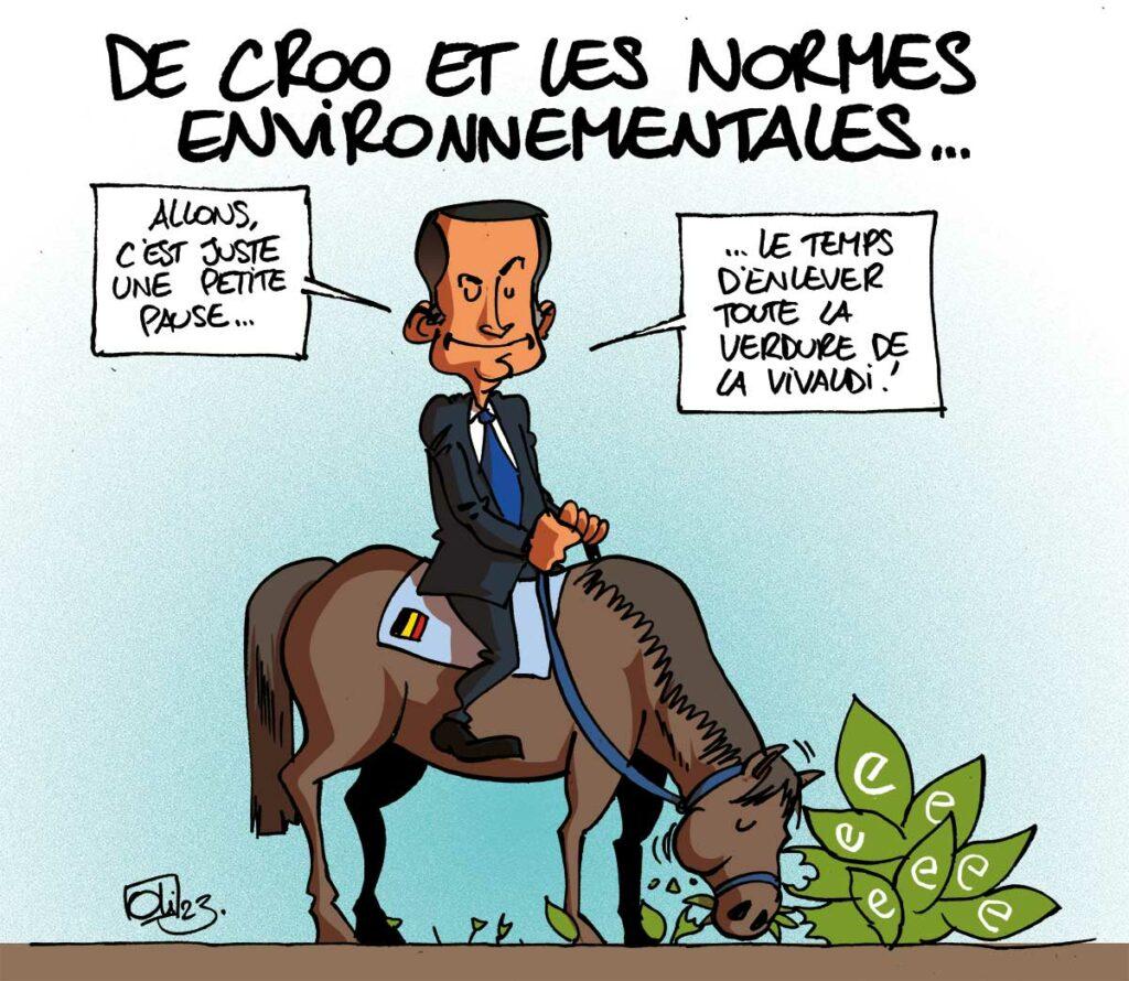 De Croo et la pause des normes environnementales