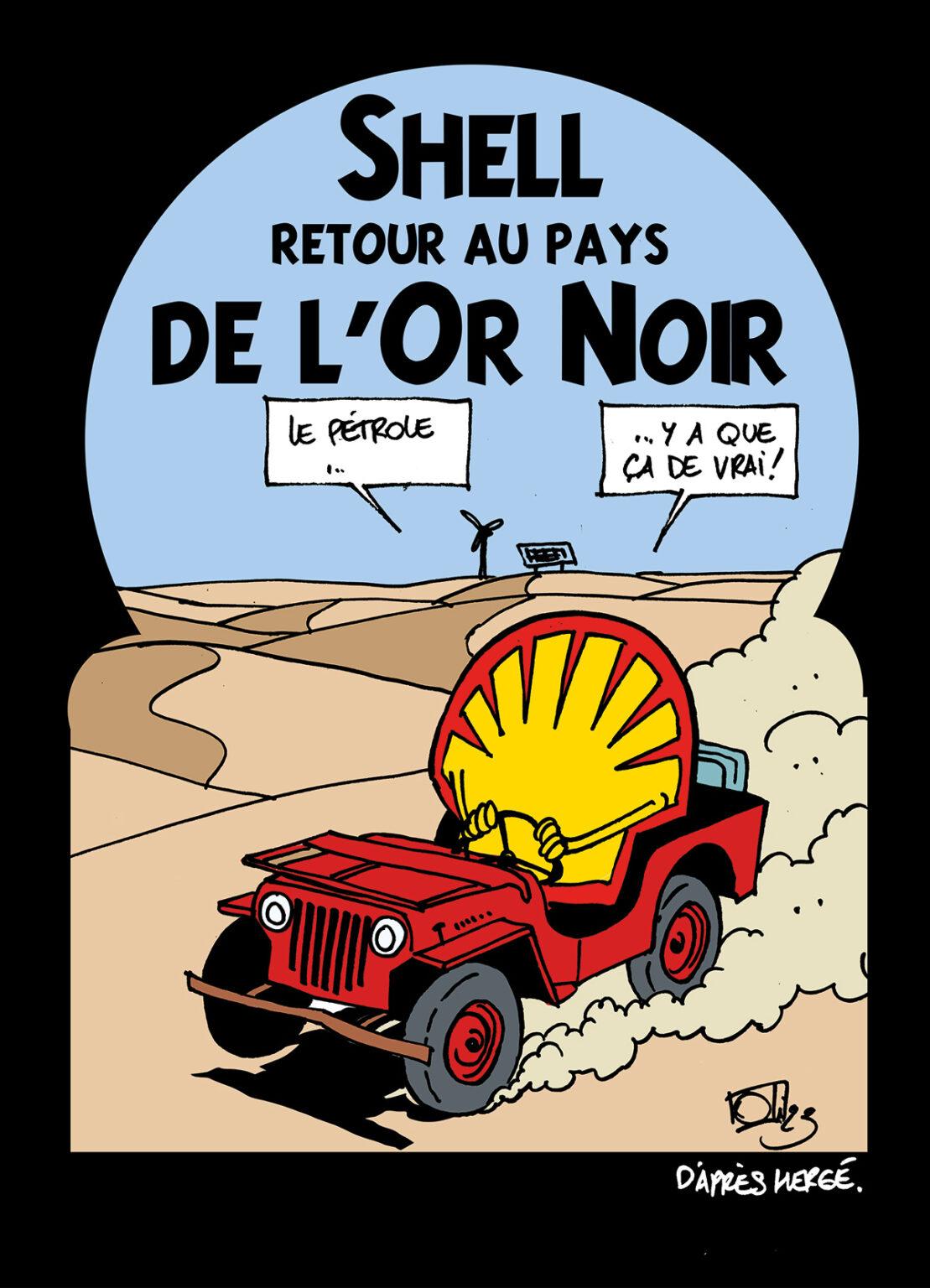 Shell Comic Shell retourne à l’or noir ! | Les humeurs d'Oli