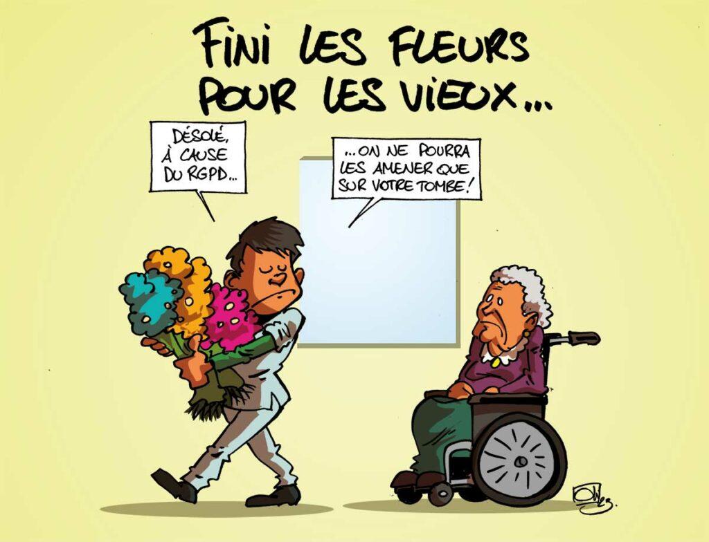 Pas de fleurs pour les personnes âgées !