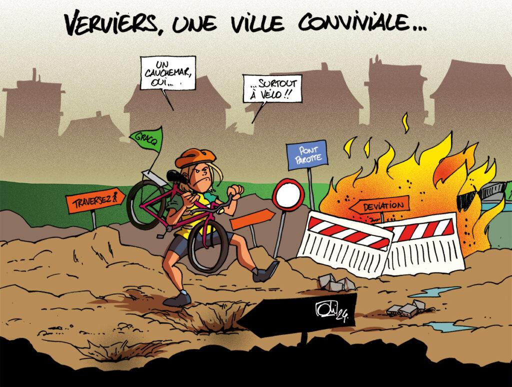 Un cauchemar pour les cyclistes !