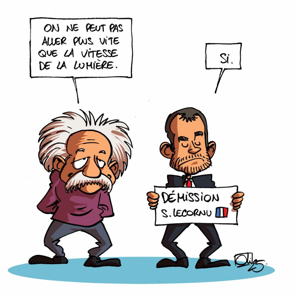 Démission de Sébastien Lecronu en France
