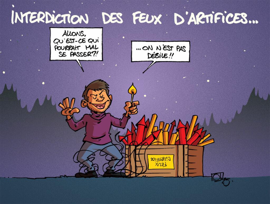 Feux d'artifices interdits
