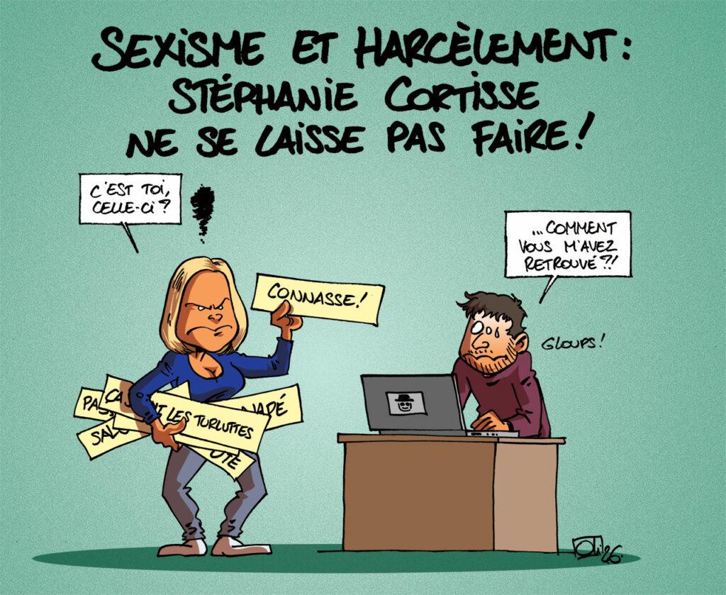 Stéphanie Cortisse, haine, réseaux