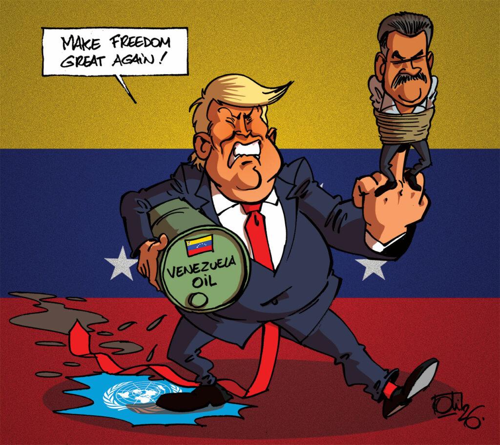 Trump kidnappe Maduro - Oli