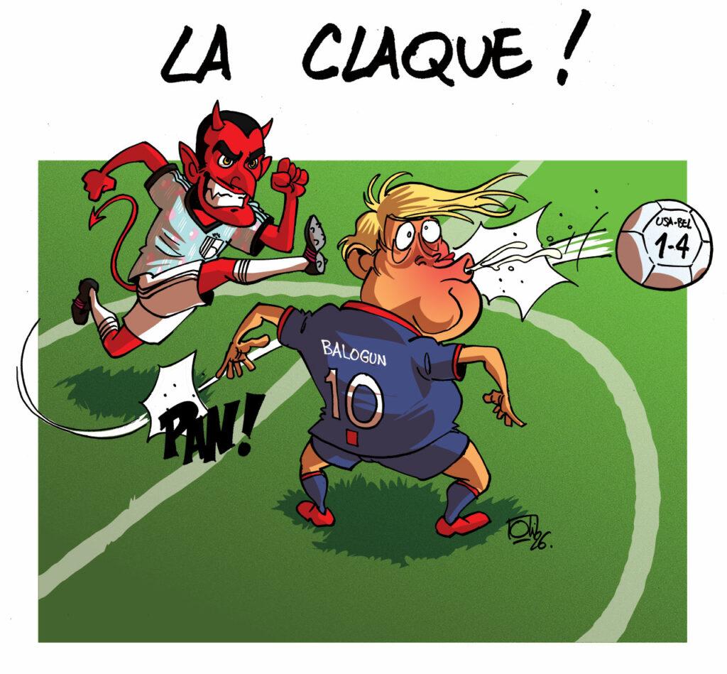 La Belgique bat les USA 1-4